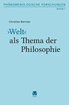 Bermes |  ¿Welt¿ als Thema der Philosophie | Buch |  Sack Fachmedien