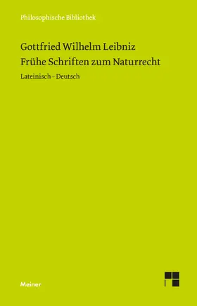 Leibniz / Busche |  Frühe Schriften zum Naturrecht | Buch |  Sack Fachmedien