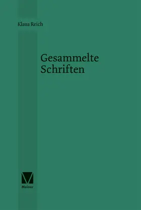 Reich / Baum / Rameil |  Gesammelte Schriften | eBook | Sack Fachmedien