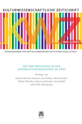 Seidel / Lickhardt |  Pop und Populismus in den Unterhaltungsmagazinen um 1933 | Buch |  Sack Fachmedien