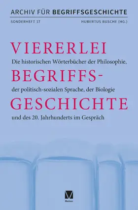 Busche |  Viererlei Begriffsgeschichte | eBook | Sack Fachmedien