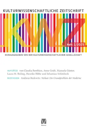  Kulturwissenschaftliche Zeitschrift 2/2025 | Buch |  Sack Fachmedien