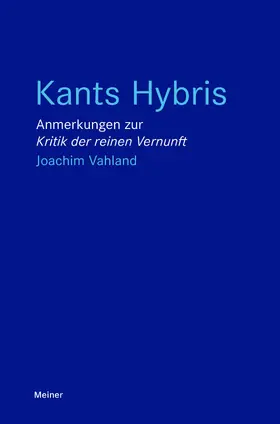 Vahland | Kants Hybris | E-Book | www.sack.de