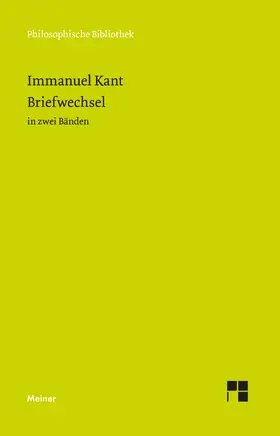 Kant / Malter / Schöndörffer | Briefwechsel | Buch | 978-3-7873-5077-3 | www.sack.de