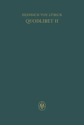 Villani-Lubelli | Quodlibet secundum | E-Book | www.sack.de