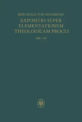 Retucci |  Expositio super Elementationem theologicam Procli. Propositiones 108–135 | eBook | Sack Fachmedien
