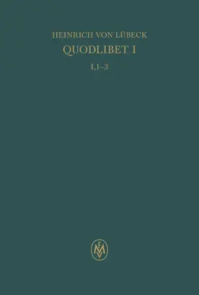 Perrone |  Quodlibet primum | eBook | Sack Fachmedien