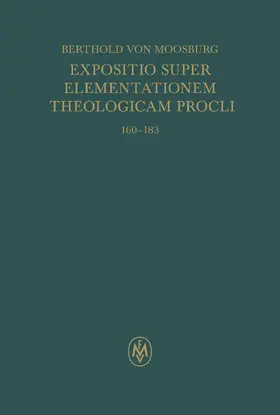Jeck / Tautz | Expositio super Elementationem theologicam Procli. Propositiones 160–183 | E-Book | www.sack.de