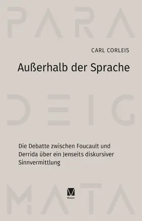 Corleis |  Außerhalb der Sprache | Buch |  Sack Fachmedien