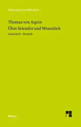 Seidl |  Über Seiendes und Wesenheit | Buch |  Sack Fachmedien