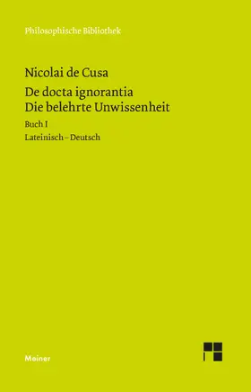 Senger / Wilpert |  De docta ignorantia. Die belehrte Unwissenheit | eBook | Sack Fachmedien