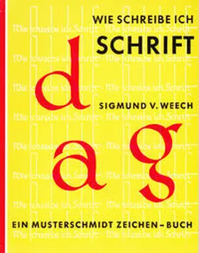 Weech |  Wie schreibe ich Schrift? | Buch |  Sack Fachmedien