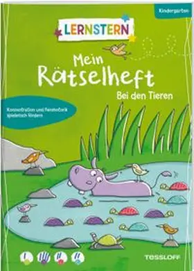 LERNSTERN. Mein Rätselheft Kindergarten. Bei den Tieren | Buch | 978-3-7886-2374-6 | www.sack.de