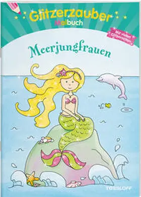  Glitzerzauber Malbuch Meerjungfrauen | Buch |  Sack Fachmedien