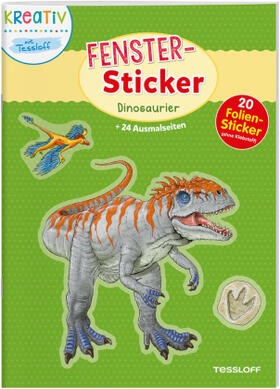  Fenster-Sticker. Dinosaurier | Buch |  Sack Fachmedien