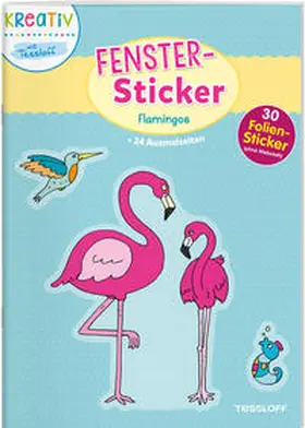  Fenster-Sticker. Flamingos | Buch |  Sack Fachmedien