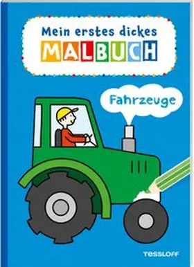 Mein erstes dickes Malbuch. Fahrzeuge | Buch | 978-3-7886-4181-8 | www.sack.de