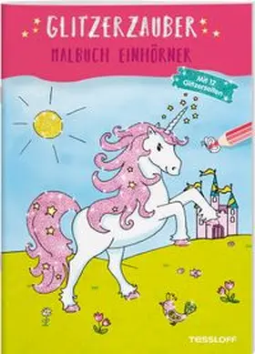  Glitzerzauber Malbuch. Einhörner | Buch |  Sack Fachmedien