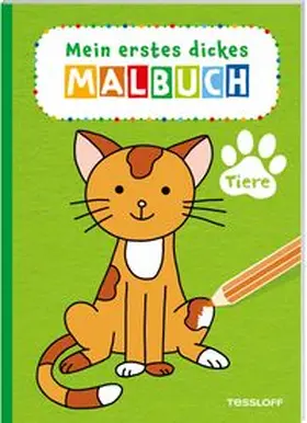 Mein erstes dickes Malbuch. Tiere | Buch |  Sack Fachmedien