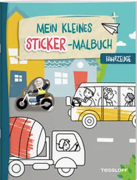  Mein kleines Sticker-Malbuch. Fahrzeuge | Buch |  Sack Fachmedien