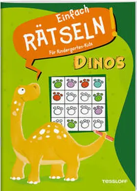  Einfach rätseln! Für Kindergarten-Kids. Dinos | Buch |  Sack Fachmedien