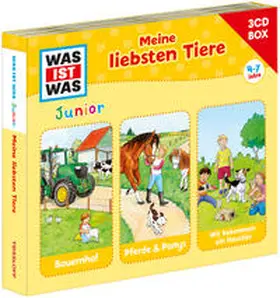 Tessloff Verlag Ragnar Tessloff GmbH & Co.KG / Wilhelmi / Habersack |  Was Ist Was Junior - 3-CD Hörspielbox Vol.3 Tiere | Sonstiges |  Sack Fachmedien