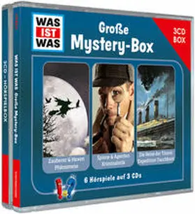  WAS IST WAS 3-CD Hörspielbox. Große Mystery-Box | Sonstiges |  Sack Fachmedien
