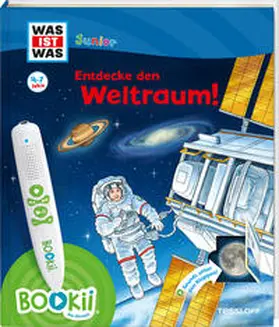 Kaiser / Lickleder / Braun |  BOOKii® WAS IST WAS Junior Entdecke den Weltraum! | Buch |  Sack Fachmedien