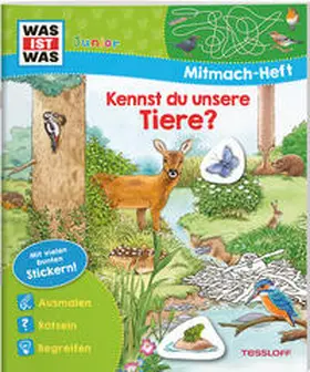 Marti |  WAS IST WAS Junior Mitmach-Heft Kennst du unsere Tiere? | Buch |  Sack Fachmedien