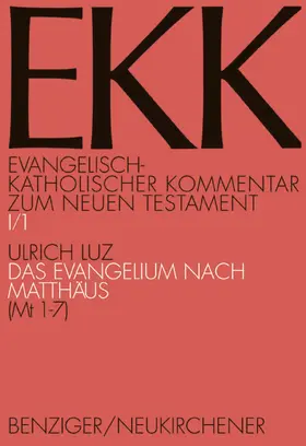 Gnilka / Luz / Klauck |  Das Evangelium nach Matthäus, EKK I/1 | Buch |  Sack Fachmedien