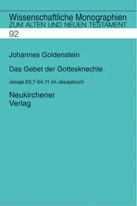 Goldenstein |  Das Gebet der Gottesknechte | Buch |  Sack Fachmedien