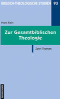 Klein |  Zur Gesamtbiblischen Theologie | Buch |  Sack Fachmedien