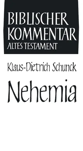 Schunck |  Nehemia | Buch |  Sack Fachmedien