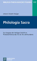 Steiger |  Philologia Sacra | Buch |  Sack Fachmedien
