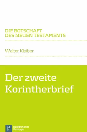 Klaiber | Der zweite Korintherbrief | E-Book | www.sack.de