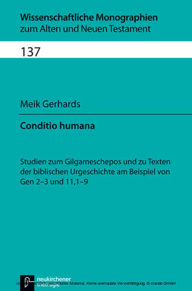 Gerhards / Breytenbach / Janowski |  Conditio humana | eBook | Sack Fachmedien
