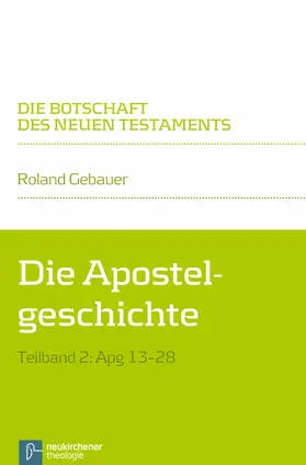 Gebauer / Klaiber |  Die Apostelgeschichte | eBook | Sack Fachmedien