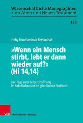 Randriambola-Ratsimihah |  Randriambola-Ratsimihah, H: "Wenn ein Mensch stirbt, lebt er | Buch |  Sack Fachmedien