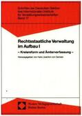  Rechtsstaatliche Verwaltung im Aufbau I | Buch |  Sack Fachmedien