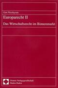Nicolaysen |  Nicolaysen, G: Europarecht 2 | Buch |  Sack Fachmedien