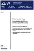 Schröder |  Quantitative Verfahren im Finanzmarktbereich | Buch |  Sack Fachmedien