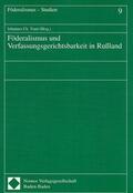 Traut |  Föderalismus und Verfassungsgerichtsbarkeit in Rußland | Buch |  Sack Fachmedien
