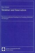 Grimmer |  Struktur und Innovation | Buch |  Sack Fachmedien