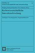 Hoffmann-Riem / Schneider |  Rechtswissenschaftliche Innovationsforschung | Buch |  Sack Fachmedien