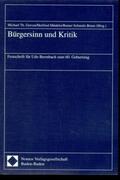 Greven / Münkler / Schmalz-Bruns |  Bürgersinn und Kritik | Buch |  Sack Fachmedien