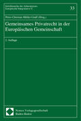 Müller-Graff |  Gemeinsames Privatrecht in der Europäischen Gemeinschaft | Buch |  Sack Fachmedien