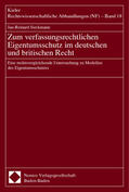 Sieckmann |  Zum verfassungsrechtlichen Eigentumsschutz im deutschen und britischen Recht | Buch |  Sack Fachmedien
