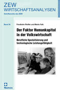 Pfeiffer / Falk |  Der Faktor Humankapital in der Volkswirtschaft | Buch |  Sack Fachmedien