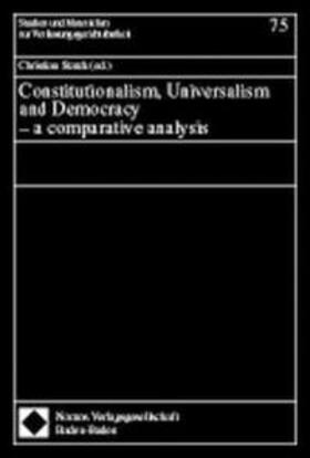 Starck | Constitutionalism, Universalism and Democracy - a comparative analysis | Buch | 978-3-7890-5917-9 | sack.de
