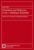 Nickel |  Gleichheit und Differenz in der vielfältigen Republik | Buch |  Sack Fachmedien